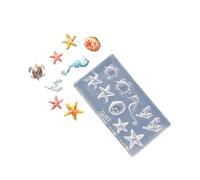 Stampi multifunzionali per unghie, stampi per lo styling delle unghie, a tema mare, piccoli accessori adatti per accessori per migliorare la muffa di arte marina