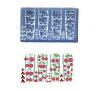 Stampi multifunzionali per unghie Stampo per lo styling a tema floreale Accessori per unghie adatti per accessori Miglioramento Modello di scultura per unghie