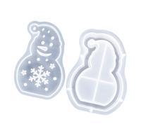 Stampi multipli in elastomero natalizio per progetti e decorazioni stagionali Stampi per colofonia per decorazioni natalizie