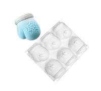 Stampi multiuso per torte di Natale in silicone flessibile con fiocco di neve stampi per dolci e decorazioni natalizie in silicone amichevole