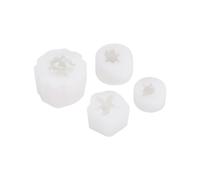 Stampi nel Silicone per Candele da 4 Pezzi, Stampi per Piante Grasse Stampi per Colata nel Resina per Realizzazione Artigianato nel Resina Epossidica