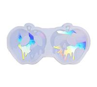 Stampi Olografici Con Teschio In Silicone Mele Luminose Orecchini Pendenti Ornamenti Fai Da Te Gioielli Per Lavorazione Epossidica Orecchini In Resina Pendenti Per La