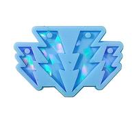 Stampi olografici in silicone per luce e resina, orecchini pendenti per portachiavi, gioielli, stampo in silicone per la creazione di gioielli