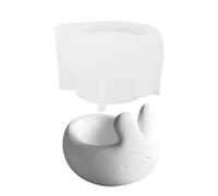 Stampi per barattoli in silicone - Stampo per candele in resina | Stampo per candela in cera di coniglio | Stampo per barattolo di candela in silicone | Stampo per artigianato fai da te, materiale