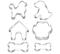 Stampi Per Biscotti Da 6 Pezzi, Stampi Per Formine Per Biscotti In Acciaio Inossidabile, Strumenti Per Dolci Da Forno Fai-Da-Te, Set Per Formine Per Biscotti, Taglierina Per Pasticceria
