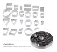Stampi per biscotti fai da te 24 pezzi Stampini per biscotti in acciaio