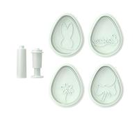 Stampi per biscotti Forniture da cucina a forma di uova di Pasqua a forma di cartone animato stampa ideale per cuocere stampi da forno