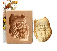 Stampi per biscotti in legno, strumenti da cucina per dessert, stampi per biscotti in legno per la cottura, per biscotti in faggio, Halloween, Natale, pasta frolla, pan di zenzero, pasta artigianale