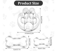 Stampi Per Biscotti In Osso Da 9 Pezzi, Set Di Stampi Per Biscotti Animali, Pratici Strumenti Di Cottura, Adatti Per La Produzione Di Biscotti E Snack.