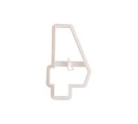 Stampi per biscotti Numero Tema Strumento da forno Struttura in plastica Adatto per compleanni e forniture creative per la decorazione torte per biscotti da cucina