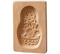 Stampi per biscotti, Stampi per biscotti in legno per bambole russe che nidificano antiaderenti Lavabili e riutilizzabili a rilascio facile per fatti in casa, Cottura al forno