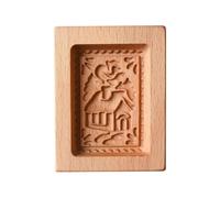 Stampi Per Biscotti | Stampo In Legno Intagliato Con Effetto A Rilievo - Per Creazioni Dolci Feste Compleanno Scuola Attività In Famiglia Matrimoni