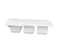 Stampi per candele a bolle a 6 cavità, stampo in silicone 3D a bolle per candele fai-da-te e torte al cioccolato, stampo da forno resistente al calore a facile sformatura per decor (Stampo per