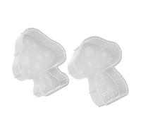 Stampi per candele a forma di fungo, 2 pezzi: stampi in silicone a forma di