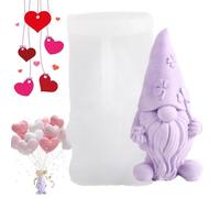 Stampi per candele a forma di gnomo pasquale, gnomo pasquale, stampi per candele a forma di gnomo primaverile, stampo per candele pasquali | Set di stampi per candele svedesi 3D, forniture uniche per