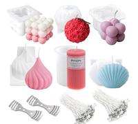 Stampi per candele da versare, kit per candele fai da te, stampo in silicone per candele, stampi per candele, stampi per candele, stampi per candele, decorazioni per la casa, sapone fai da te
