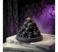 Stampi per candele di Halloween Stampi in silicone 3D con pilastro del teschio stampo per candele per fantasmi fai da te resina epossidica per feste di Halloween Decorazioni per la casa