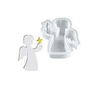 Stampi per candele di Natale, in silicone, con renna, a forma di cavallo, a forma di stella, per il fai da te, decorazioni natalizie, per candele di Natale, in più forme