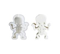 Stampi Per Candele Halloween - Stampo Halloween per Candele Artigianali - Decorazione Bambola Fatta a Mano Pendente Arti Sapone Dessert Perle Aromatiche Argilla Oggetti per Feste Resina Epossidica Cio