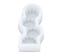 Stampi per candele in silicone Facile sformatura Silicone per uso alimentare Stampo per torta al cioccolato fai da te Decorazione della casa (Margherita)