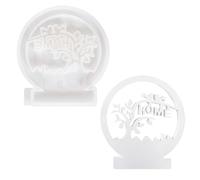 Stampi per candele in silicone, forma a forma di albero della vita, portacandele in silicone, stampi per candele, parola domestica, stampi in silicone per candele, uccelli, stampi in silicone per