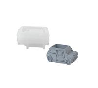 Stampi Per Candele In Silicone Stampo In Silicone Per Vaso Di Fiori Succulenti Per Auto Per Autobus, Stampo Epossidico In Gesso Fai Da Te - Trasparente