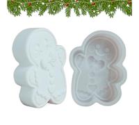 Stampi Per Candele Natalizie | Stampo Uomo Di Pan Di Per Candele Artigianali | Decorazioni Natalizie Attrezzi Artigianato Per Sapone Cera Gesso Decor Scrivania Principianti Famiglia
