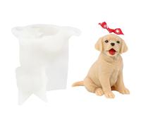 Stampi per candele per cani - Stampi per la creazione di candele animali, stampo per candele in silicone per cani | Stampo artigianale a forma di cane , kit di candele per cani, produttore di