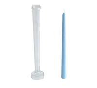 Stampi per candele per la produzione di candele, candele coniche a forma di asta in silicone stampi per regali fatti a mano per la decorazione della casa fai da te, candela finita altezza 25 cm