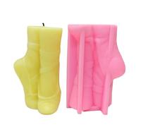 Stampi per candele per scarpette da danza classica per realizzare candele sapone, regali Natale, decorazioni per la stanza, stampi in silicone a forma scarpette da danza classica, regalo