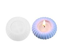 Stampi per candelieri,Stampo per candelieri | Stampo per portacandele in resina - Stampo per portacandele in resina, stampo per design a lanterna rotonda in silicone per la produzione di portacandele,