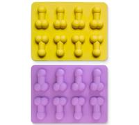 Stampi per Caramelle, 2 Pezzi Stampo in Silicone a Forma di Novità, Stampo Silicone Riutilizzabili, Vaschetta del Ghiaccio Novità Adatto per Vino Feste Addii al Celibato