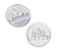 Stampi Per Case Ad Anello In 2 Pezzi, Stampi Per Case Dell'Amore, Stampi In Gesso Epossidico Fai-Da-Te, Case Per Stampi Di Colata, Stampi Per Decorazioni Domestiche