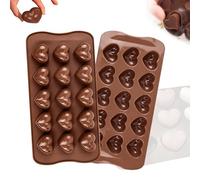 Stampi per cioccolatini Cuori in silicone, antiaderenti