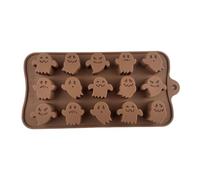 Stampi per cioccolatini di Halloween, stampi in silicone per fusione in resina, stampo per Halloween | Stampo per caramelle di Halloween | Stampi per cioccolato in silicone | Stampi in resina a 15