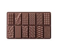 Stampi per cioccolatini, stampi fragili per cioccolatini | Stampi in silicone di qualità alimentare per cioccolatini - Stampi antiaderenti per dolci per la dieta, stampi per cereali resistenti al