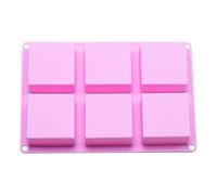 Stampi per cioccolatini, stampi per torta in silicone 6 cavità per sapone - accessori per cottura e hobby creativi per dolci biscotti e sapone cera