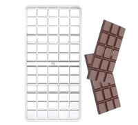 Stampi per cioccolatini,Stampo per barretta di cioccolato profondo, Stampi in acrilico duro per caramelle al cioccolato, Forniture per fare dessert di qualità alimentare, strumenti di cottura per