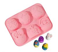 Stampi per cioccolato pasquale, 2026, a forma di uovo di Pasqua, antiaderenti, in silicone, per cioccolatini, caramelle, muffin, sapone fatto a mano, decorazione per torte, caramelle