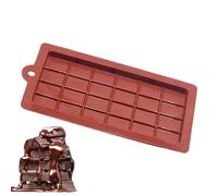 Stampi Per Cioccolato Quadrati - Stampi Per Barrette Di Cioccolato Stampo Per Biscotti Riutilizzabile | Stampo Per Cioccolato E Biscotti Antiaderenti | Stampo Per Barrette Di Cioccolato A Rilascio Fac