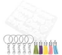 Stampi Per Ciondoli Con Alfabeto Colata Di Resina Stampo Silicone