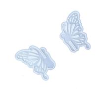 Stampi per ciondoli in resina Hollow Butterfly Wing Stampo in silicone per sapone fatto a mano Decorazioni per la casa di Natale Matrimonio Stampi flessibili in silicone per arte fatta