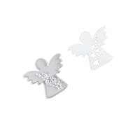 Stampi per colata a forma di cherubini con cuore e stella, ornamento fatto a mano in silicone per decorazioni domestiche, angelo con cuore, stella, cerotti in silicone