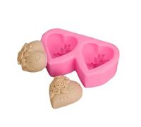 Stampi per colata in resina, 8,5 x 4,8 x 2,5 cm, motivo a rosa, in silicone, per fondente, torte, cioccolatini, dessert, decorazione da cucina, utensili da cucina