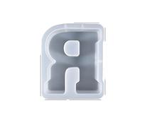 Stampi per colata in resina, grandi lettere dalla A alla Z, in resina, per candele, Natale, compleanno, stampi epossidico per artigianato, fusione, stampi in silicone, decorazioni da tavolo (R)