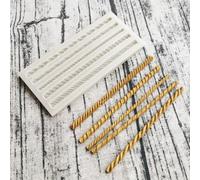 Stampi per colata in resina, stampo 3D in silicone con motivo barocco europeo in rilievo, cornice per foto, fondente, cioccolato, decorazione per torte, utensili da cucina, stampo in resina, 13 x 6 x