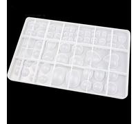 Stampi per colata in resina varie forme geometriche stampi in silicone per mousse di cioccolato decorazioni per torte stampo per gioielli assortiti