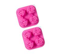 stampi per cubetti ghiaccio per tulipani in silicone alimentare presentano un unico rimozione senza sforzo e un uso multiuso negli stampi per cioccolato da cucina