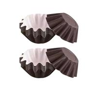 Stampi per cupcake e muffin, astucci per carta da forno, Brown