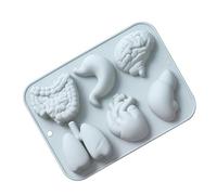 Stampi per del corpo, stampi in silicone a tema corpo umano, stampi per sapone fatti a mano, 6 cavità, simulazione umani, fondente, cioccolato, torte, caramelle, ghiaccio, utensili da